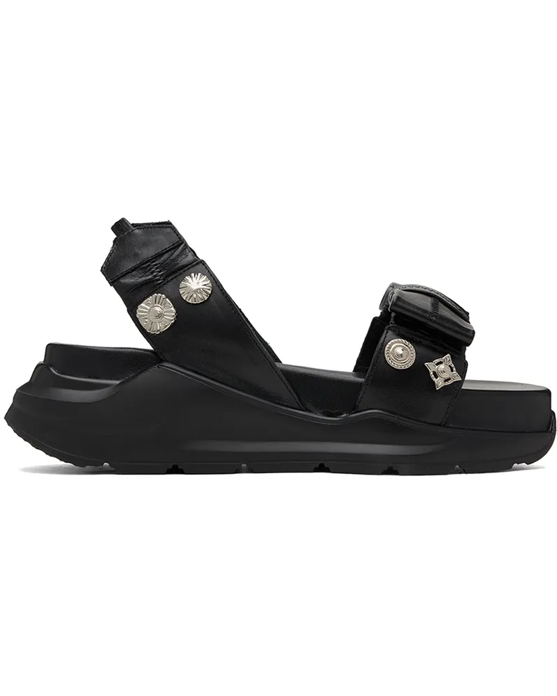 Toga Black Chunky Sandals Black
