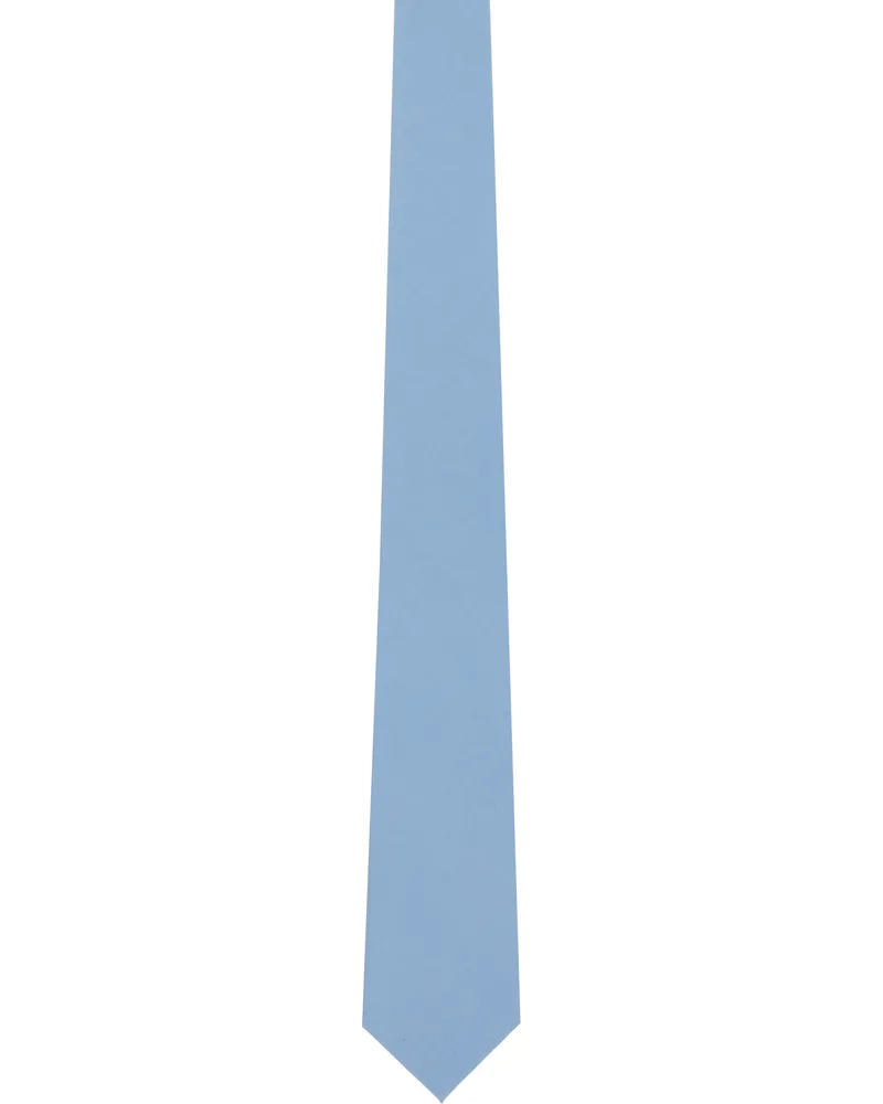 AURALEE Blue Washed Finx Tie Blue