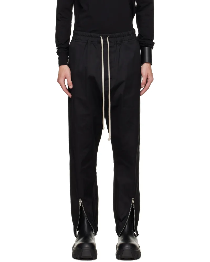Rick Owens Black Concordians Tecuatl Track Pants 09