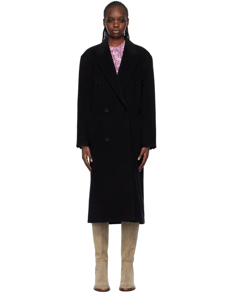 Isabel Marant Black Theodore Coat 01bk
