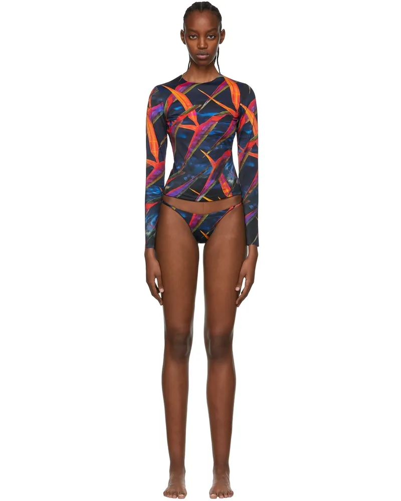 Louisa Ballou Multicolor Surfer's Paradise Bikini Strelitzia