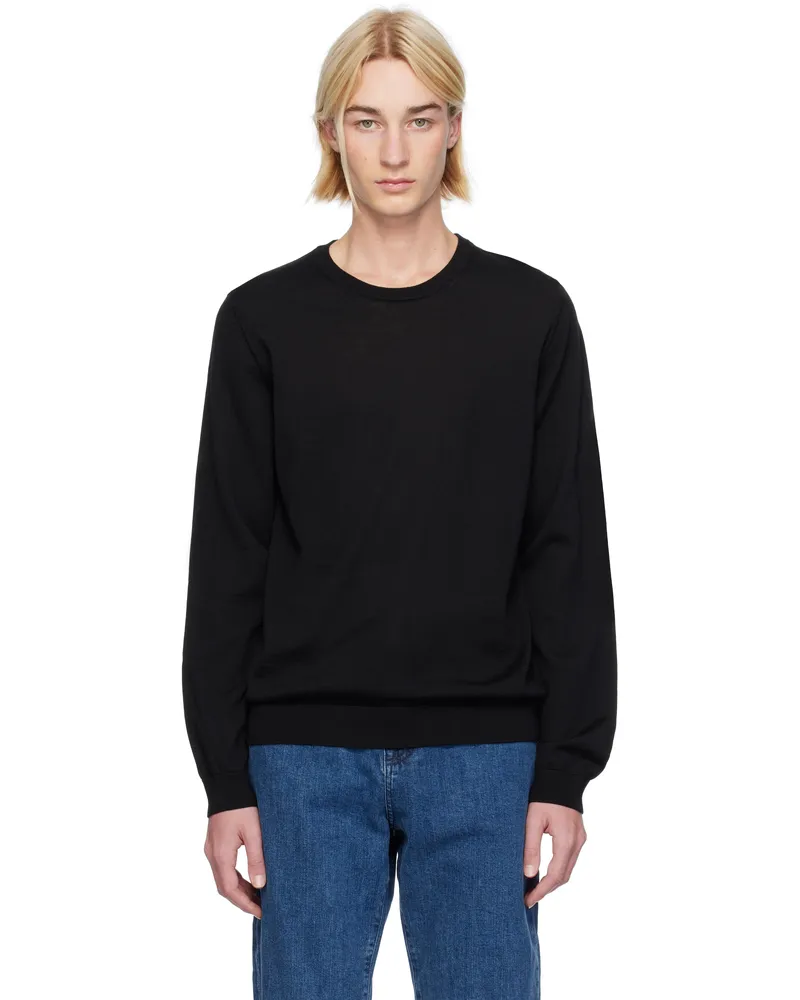 HUGO BOSS Black Slim-Fit Sweater 001-black