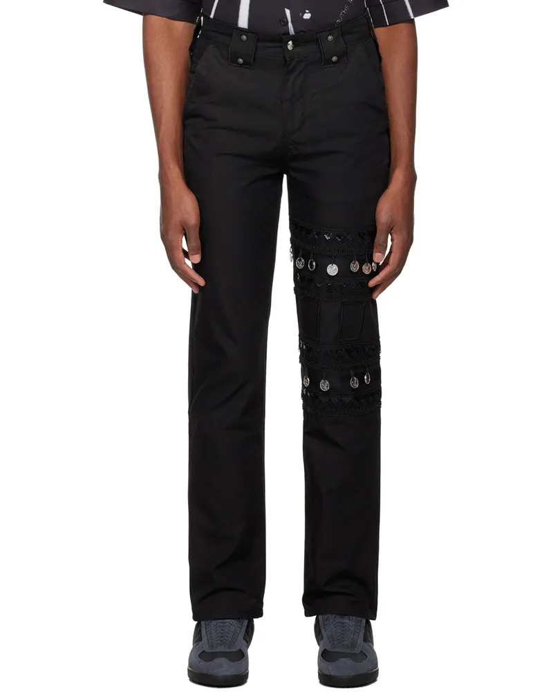 Youths In Balaclava Black Coin Trousers Black