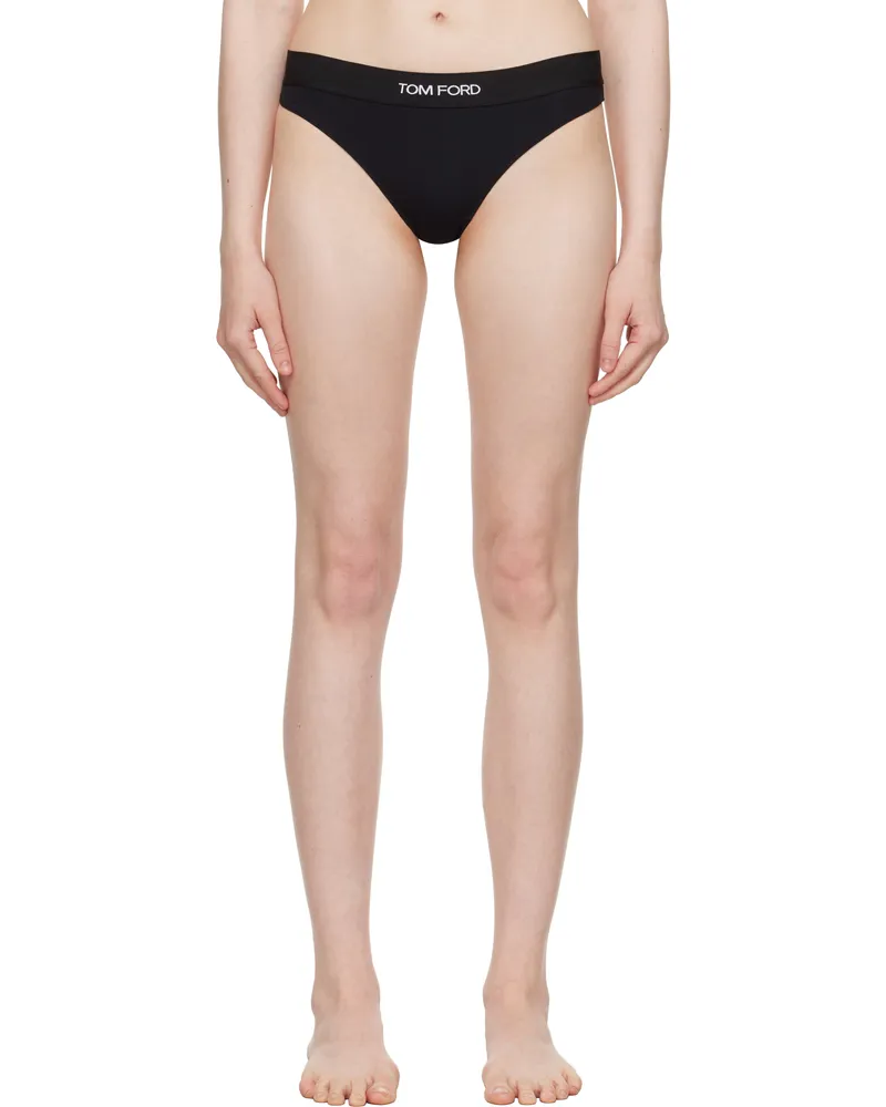 Tom Ford Black Modal Signature Thong Lb999