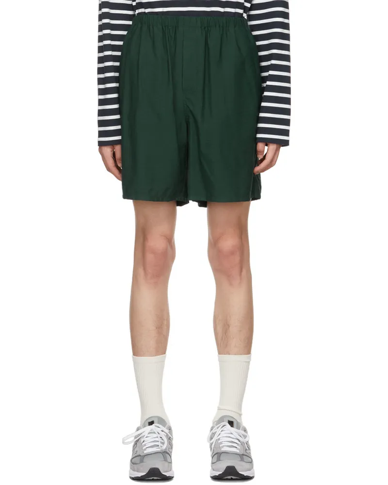 AMI Paris SSENSE Exclusive Green Shorts Evergreen