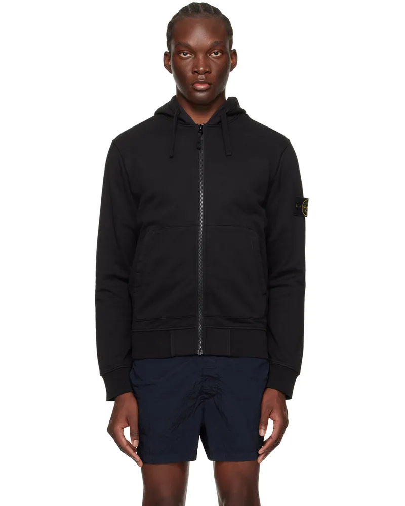Stone Island Black Patch Hoodie A0029