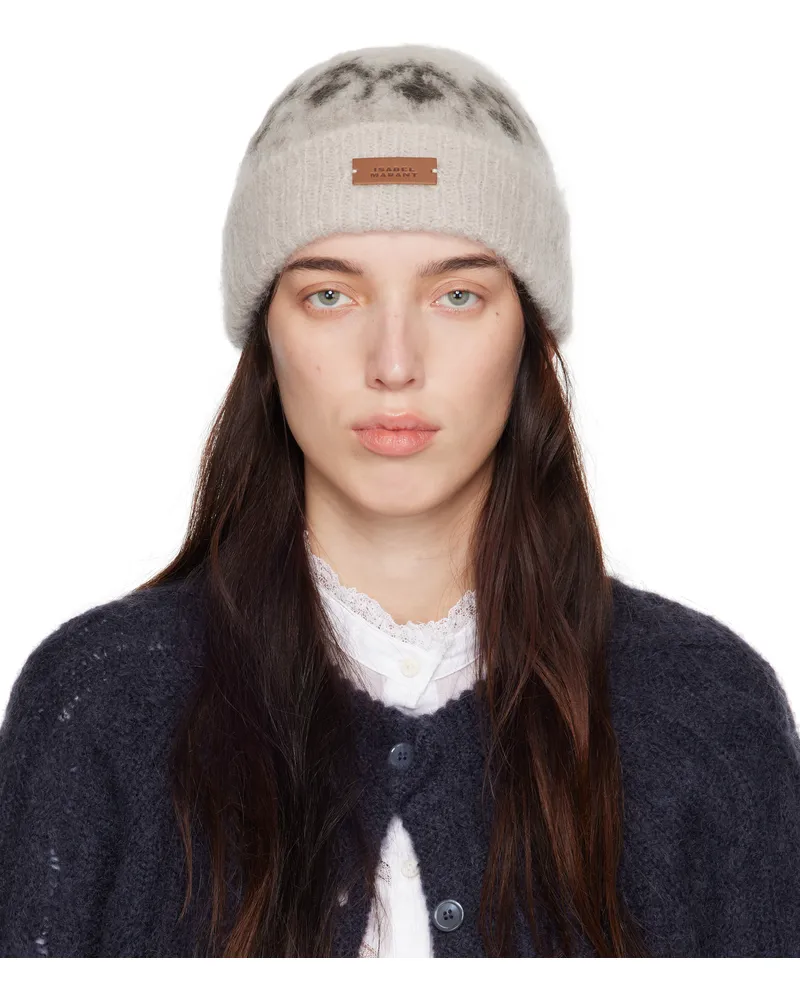 Isabel Marant Beige & Khaki Darana Beanie 67ki