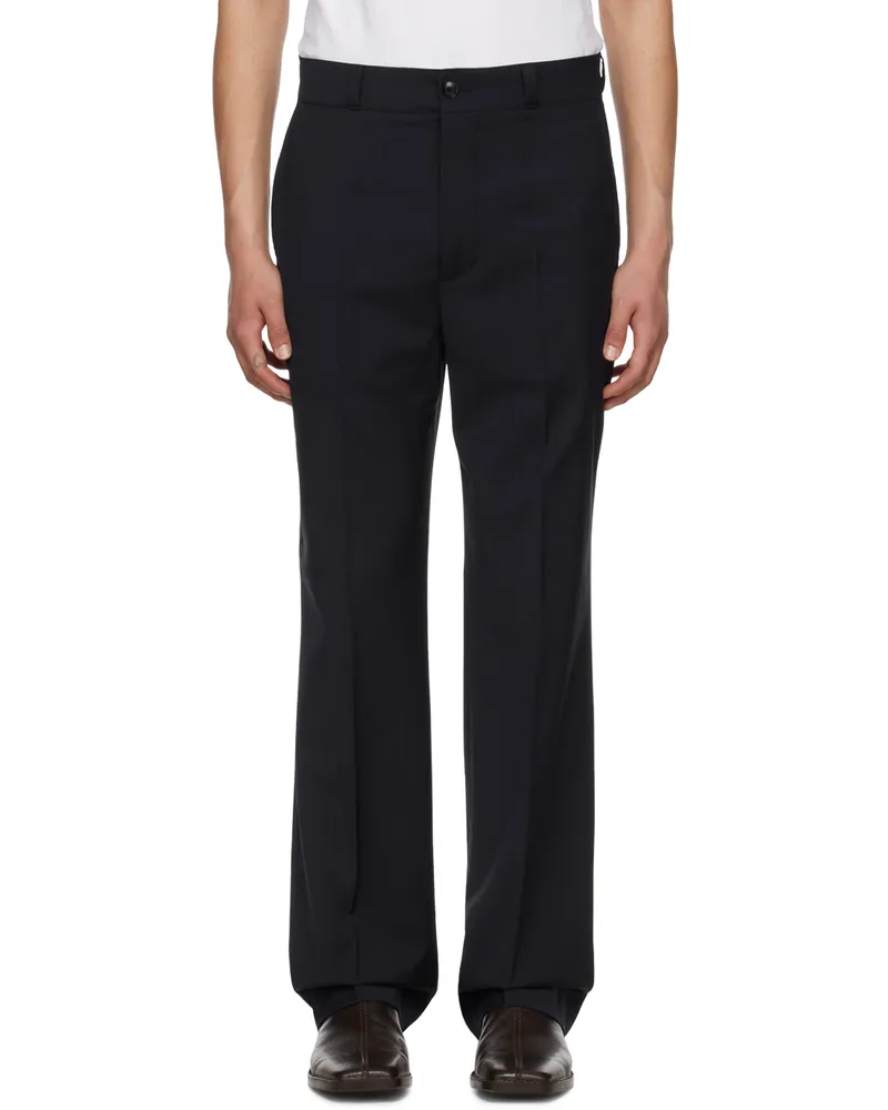BARENA Navy Bria Trousers 170