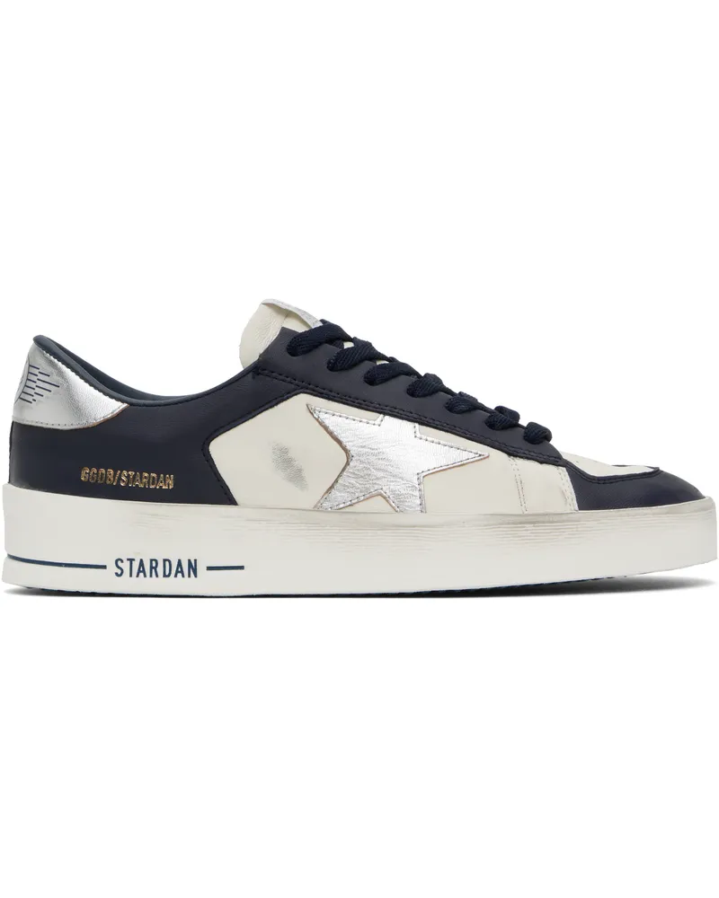 Golden Goose Navy & White Stardan Sneakers Optc