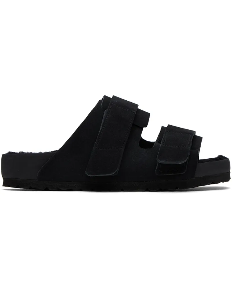 TEKLA Black Birkenstock Edition Uji Sandals Slate