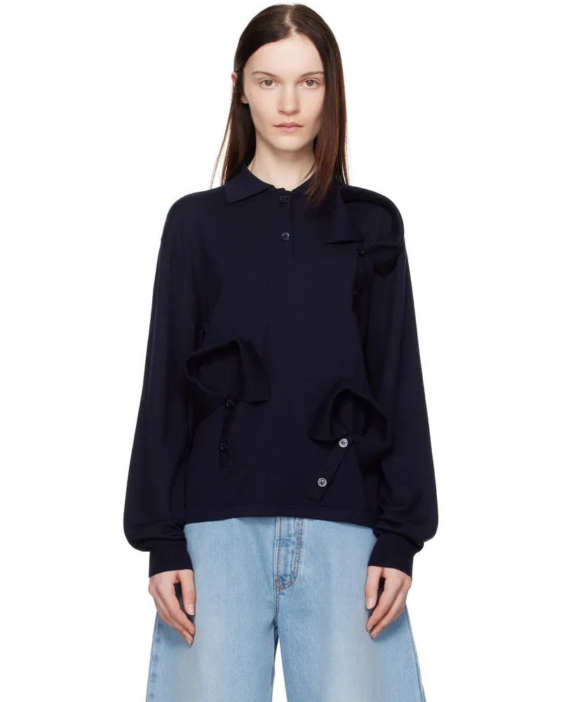 Moschino Navy Multi Collars Polo 0510