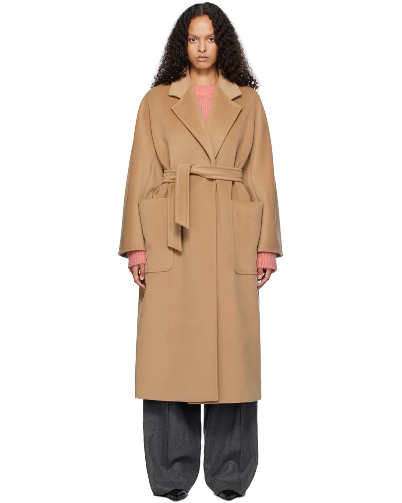 Max Mara Tan Locri Coat 001