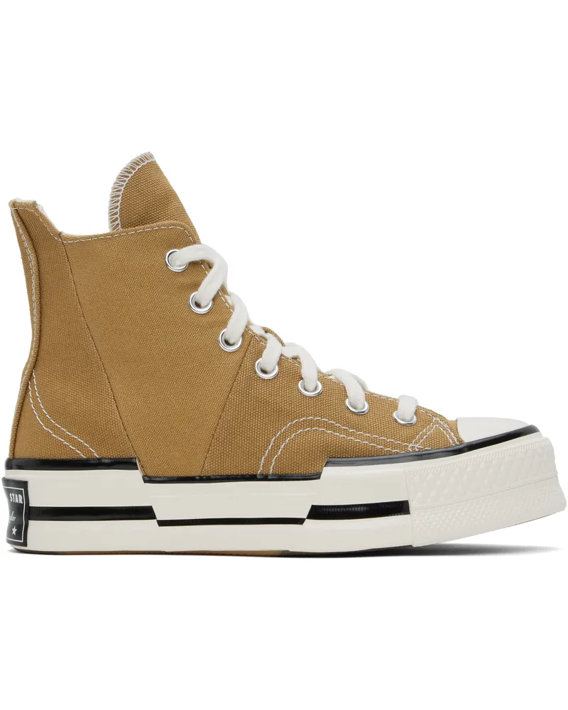 Converse Tan Chuck 70 Plus High Top Sneakers Tan