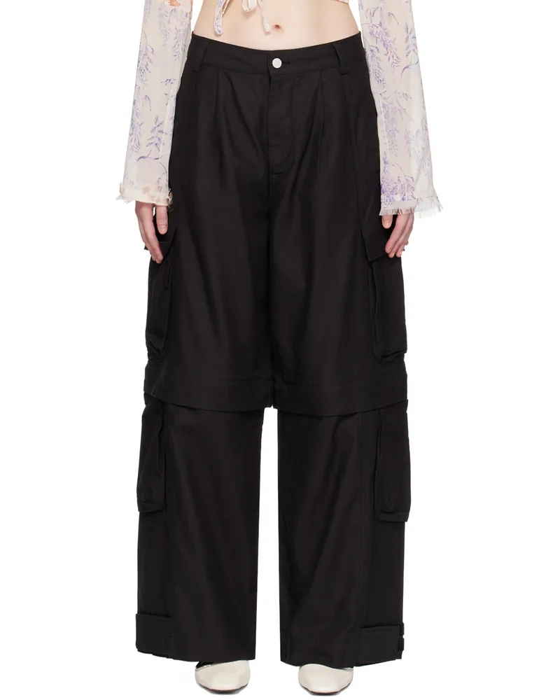 Holzweiler Black Ebbi Cargo Pants 1051
