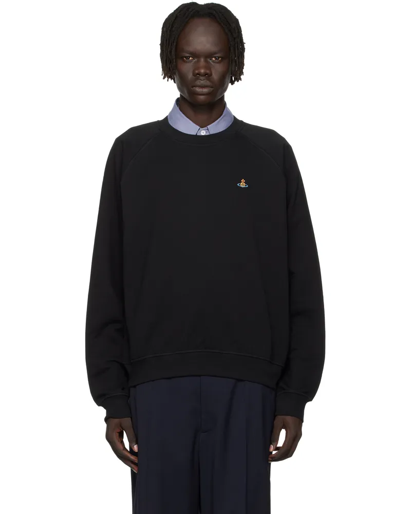 Vivienne Westwood Black Raglan Sweatshirt Aw25-black