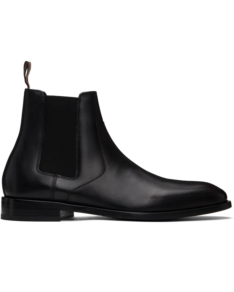 Paul Smith Black Leather Lawson Chelsea Boots 79
