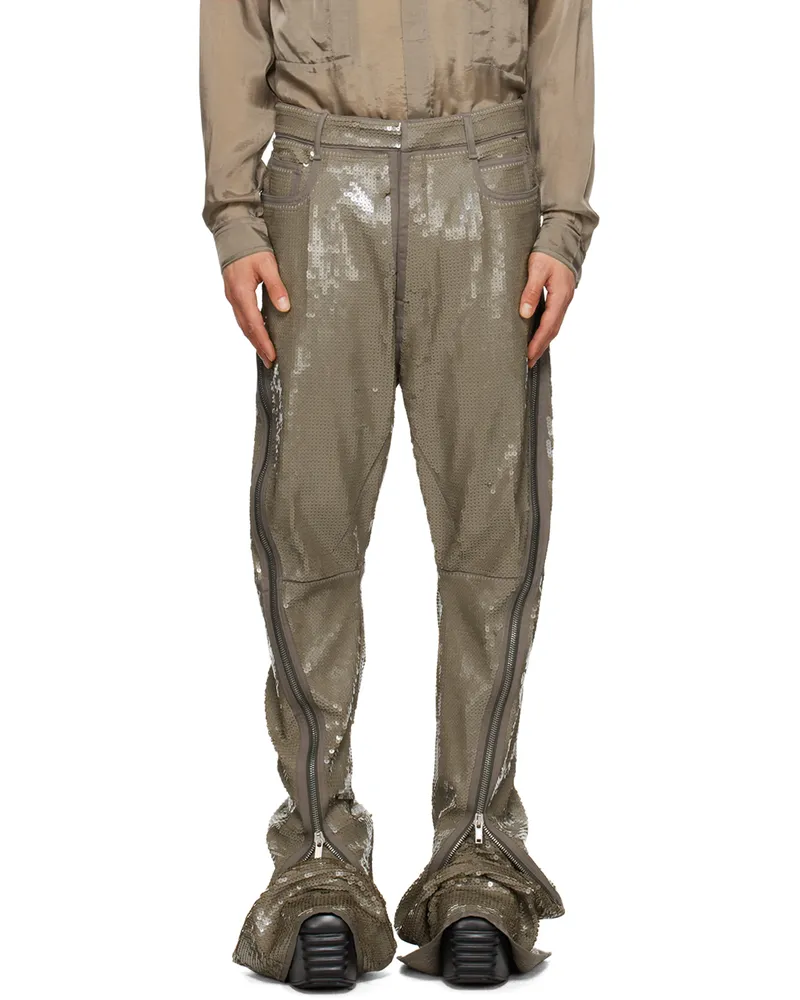 Rick Owens Gray Bolan Banana Trousers 3434
