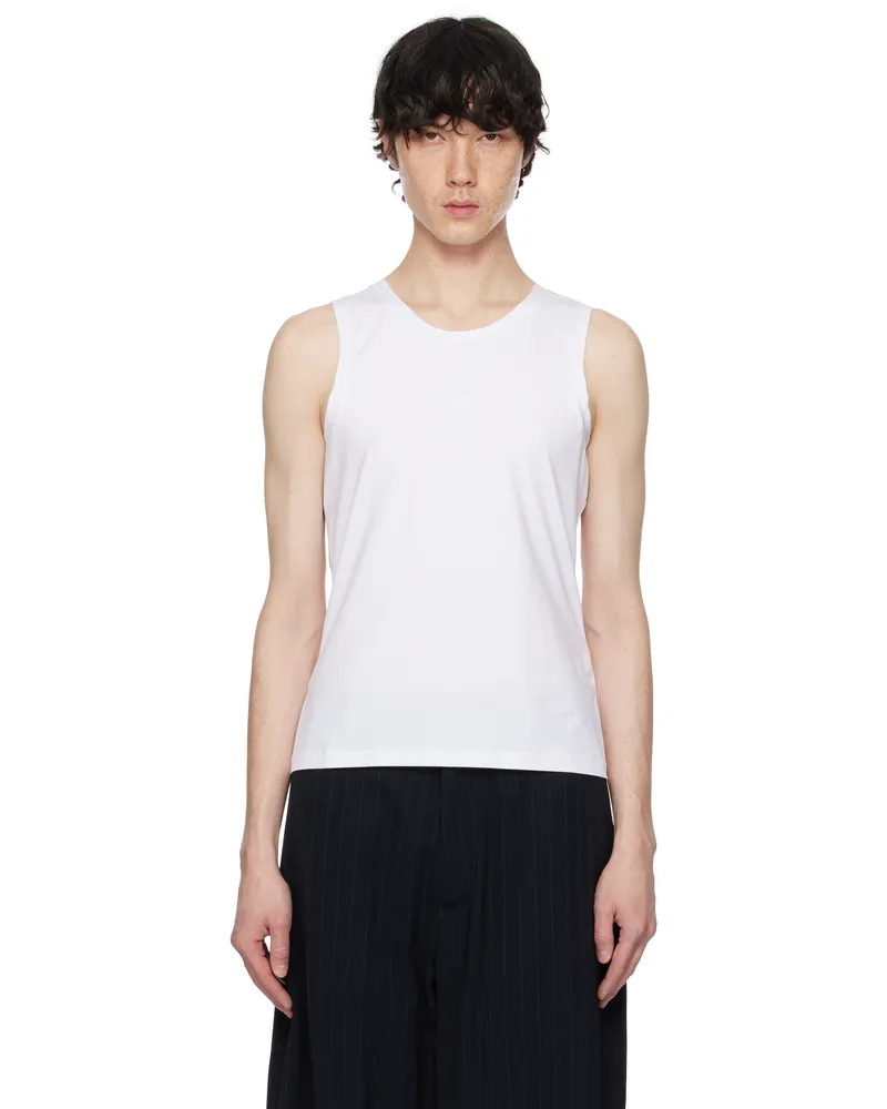 Acne Studios White Jersey Tank Top 183