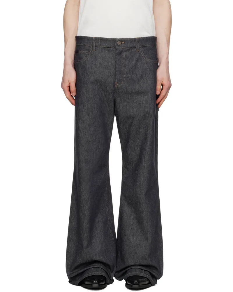 Courrèges Gray Hammer Baggy Jeans 9011