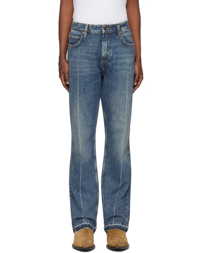 Guess Blue Vintage Natural Washed Denim Jeans Gusa