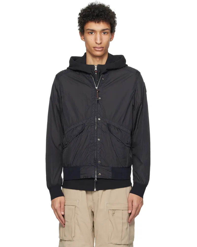 Parajumpers Black Novak Bomber Jacket 0710