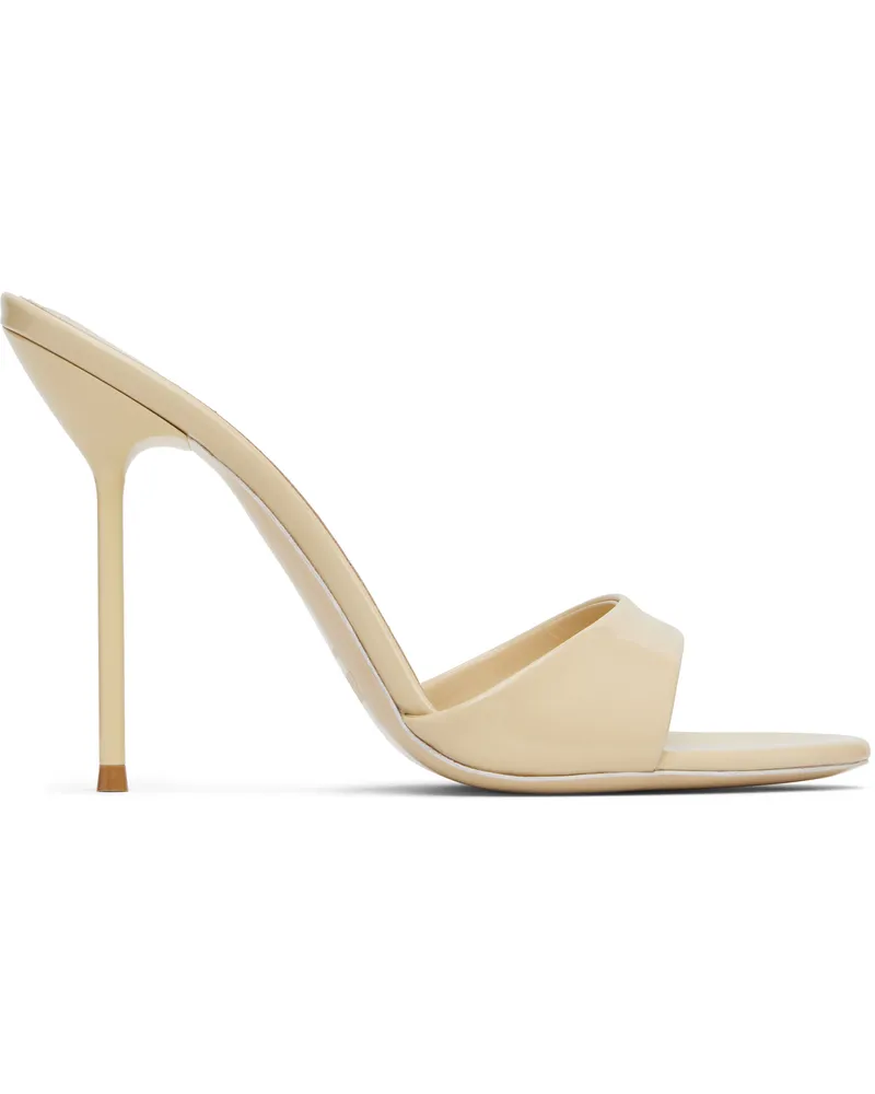 Paris Texas Beige Lidia Mules Almond