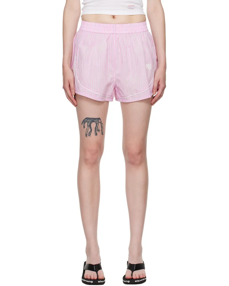 Alexander Wang Pink Track Shorts Pink