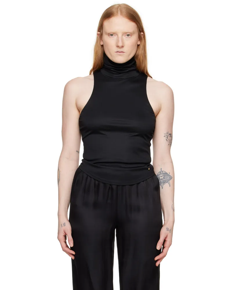 Anine Bing Black Jennie Tank Top Black