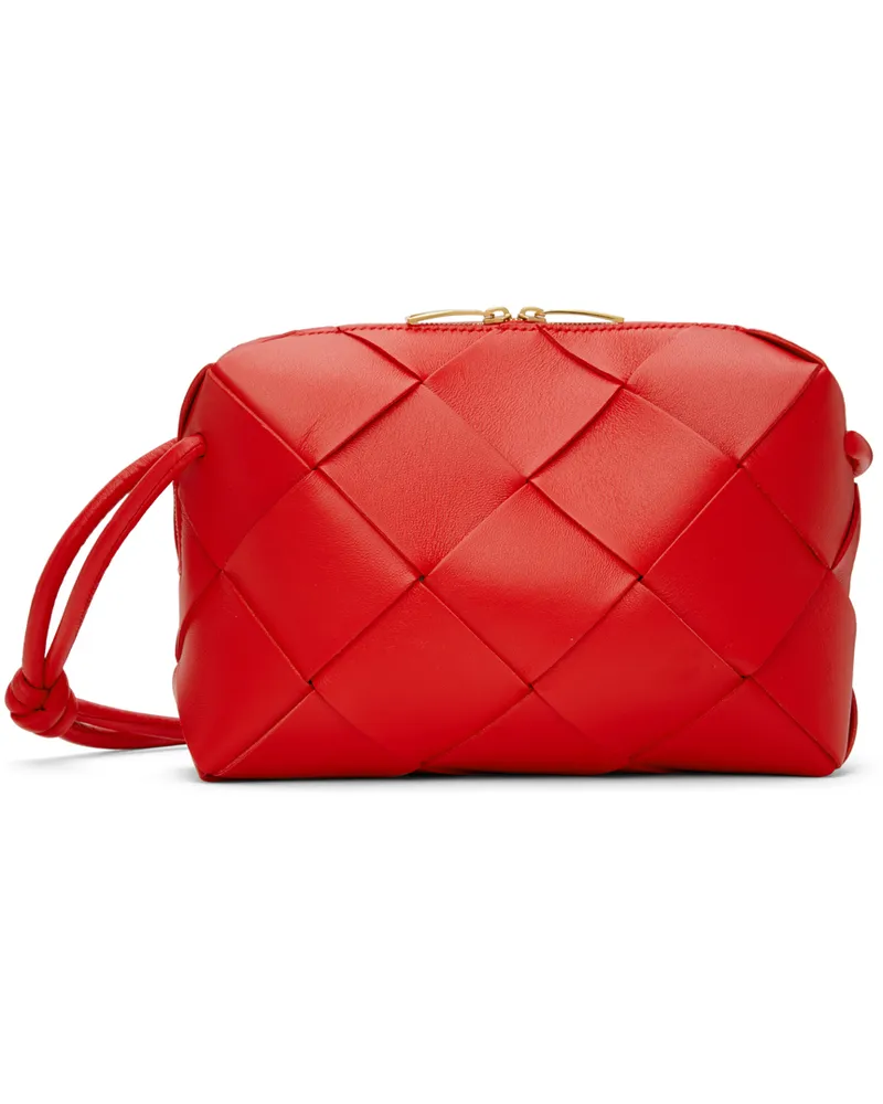 Bottega Veneta Red Small Cassette Camera Bag 6458