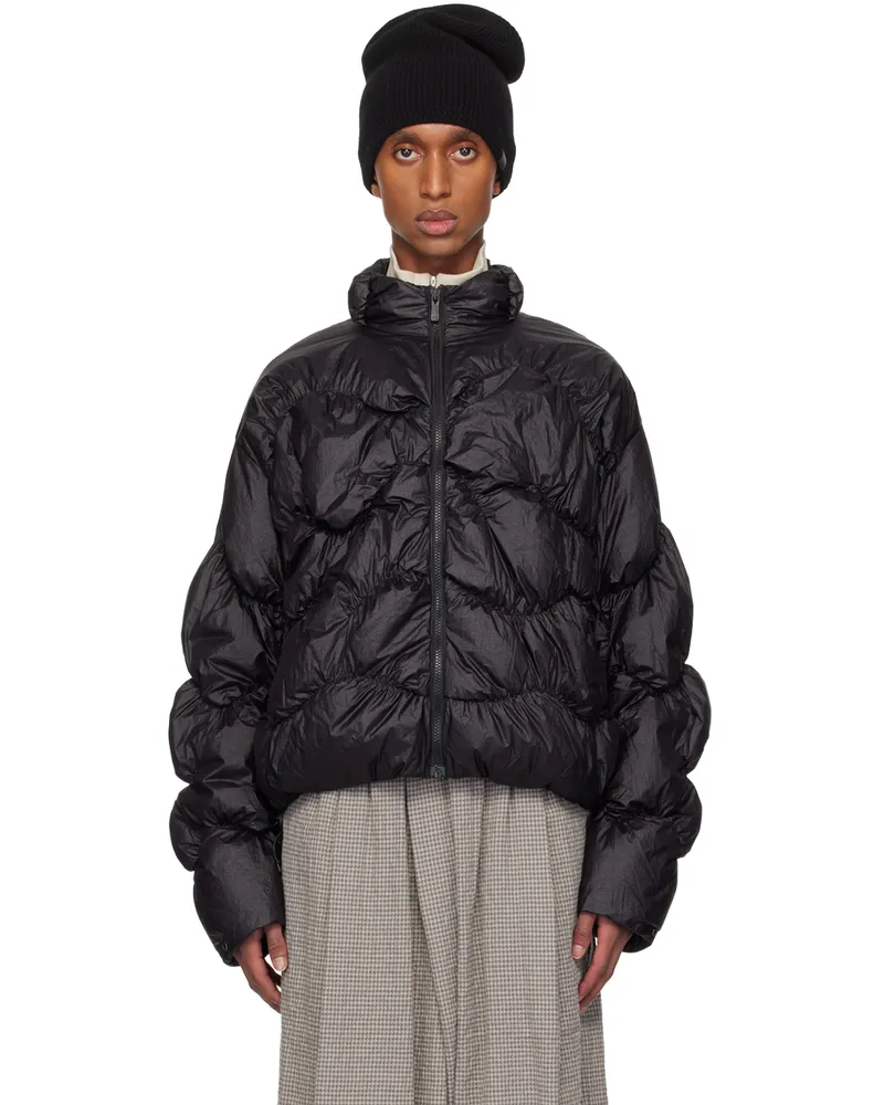 A. A. Spectrum Black Pileus Down Jacket Black