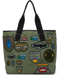 Sacai Khaki Gonz Edition Multi Patch Large Tote B