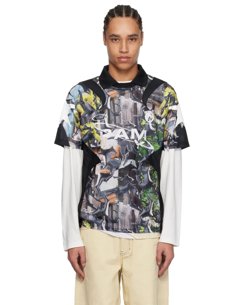 Perks and Mini Multicolor 'P.A.M.' Real Tree SS Jersey T-shirt Multi