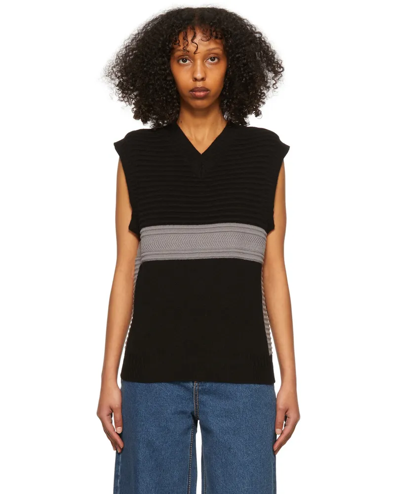 Eytys Black Mane Vest Stone
