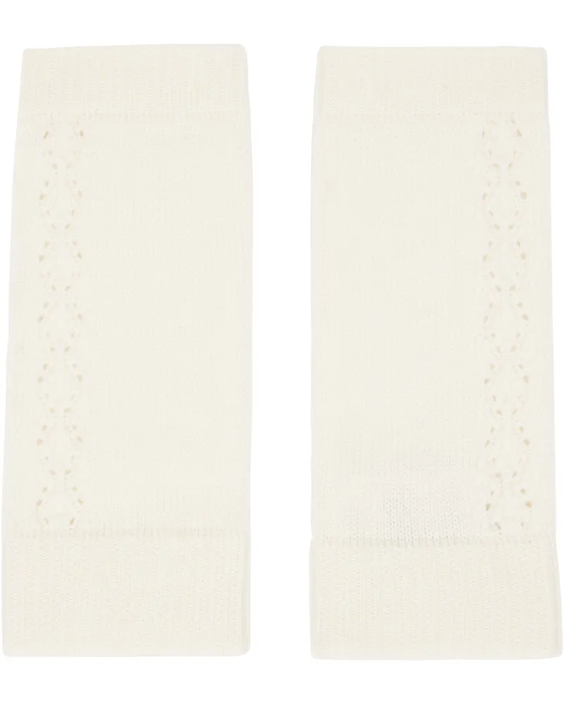 Chloé Off-White 'The Chloé Lace Knit' Fingerless Gloves 308