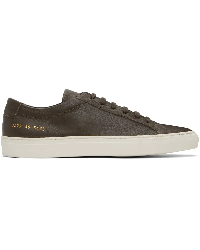 Common Projects Gray Summer Achilles Sneakers 5472