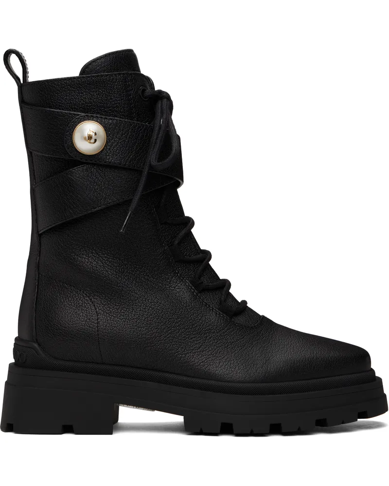 Jimmy Choo Black Noemi 45 Ankle Boots Black