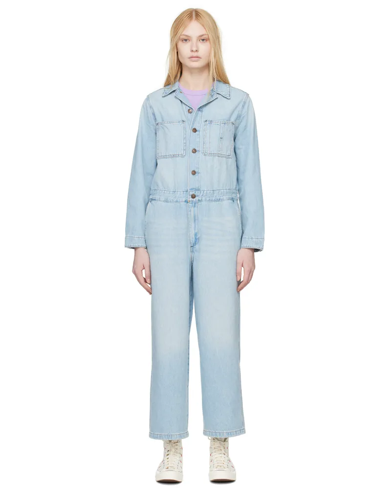 Levi's Blue Iconic Denim Jumpsuit Antigone