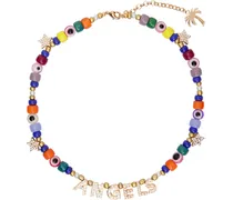 Gold & Multicolor 'Angels' Necklace