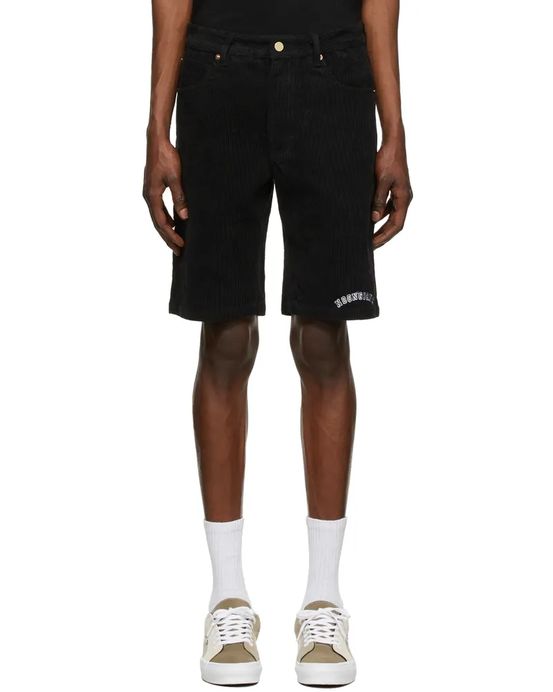 Noon Goons Black Cotton Shorts Black