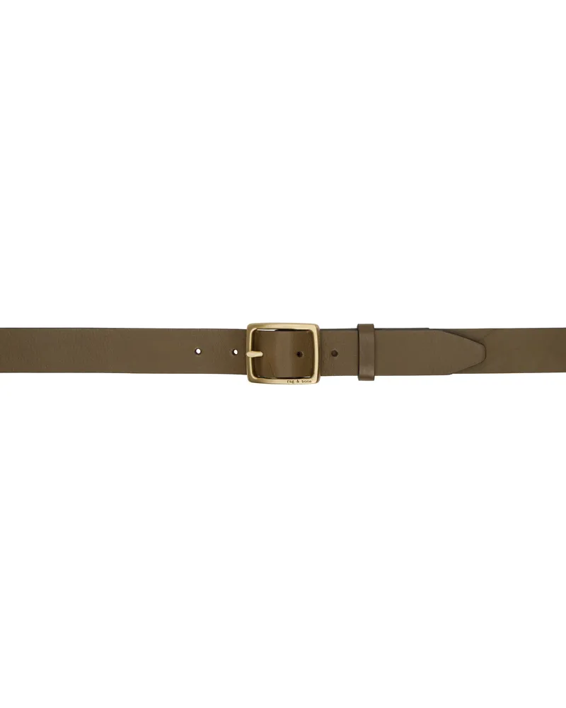 Rag & Bone Brown Leather Boyfriend Belt Chestnut