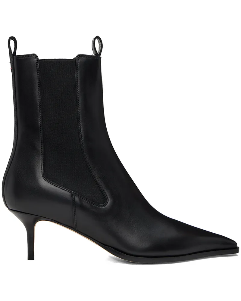 aeyde Black Valeria Chelsea Boots Black