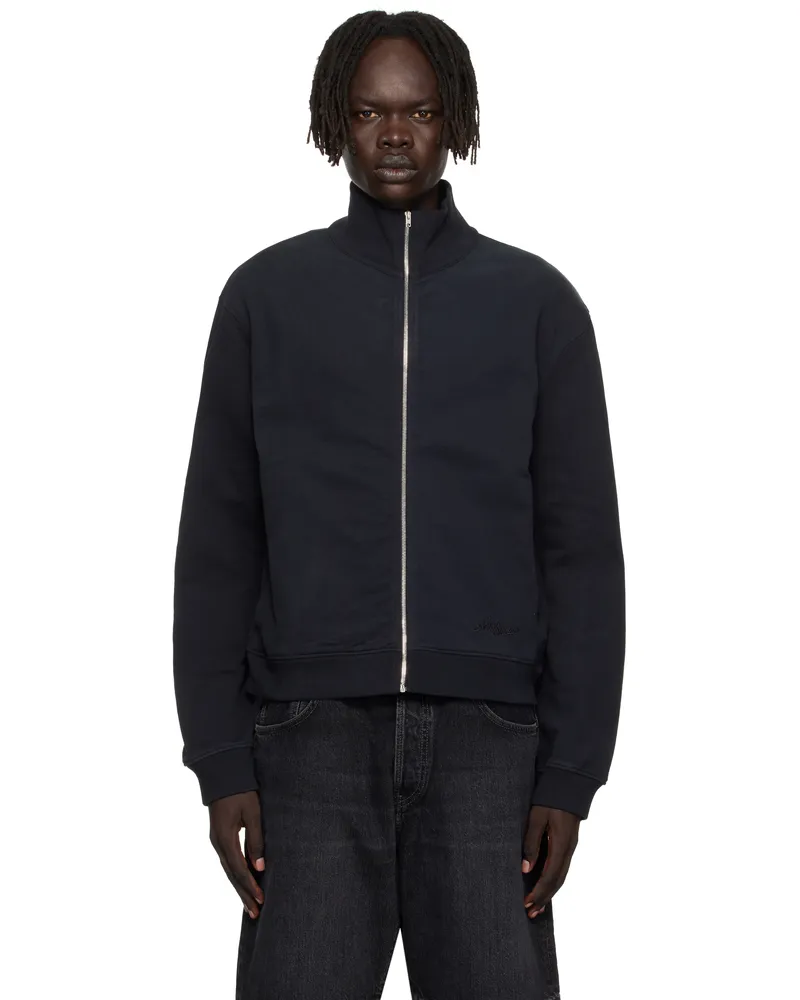 Acne Studios Black Zip-Up Sweatshirt Bm0