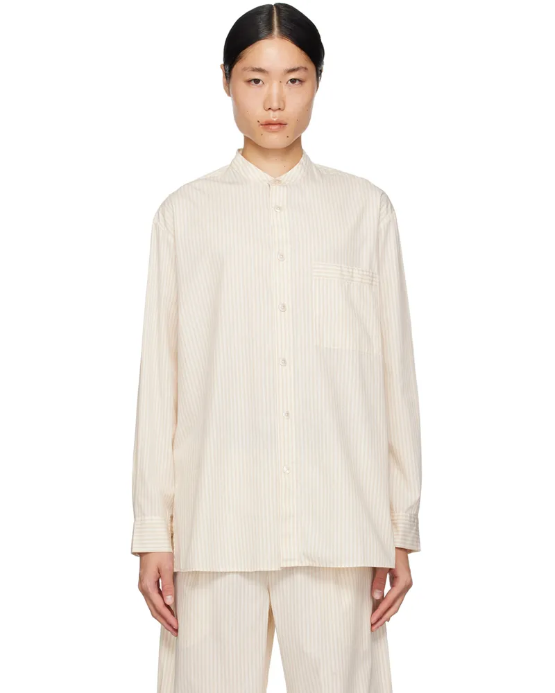 TEKLA Yellow Birkenstock Edition Pyjama Shirt Wheat