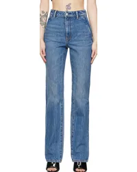 Alexander Wang Blue High-Rise Jeans Vintage