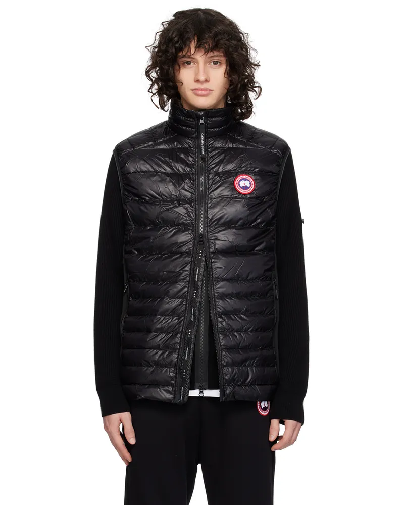 Canada Goose Black Tech Down Vest Black