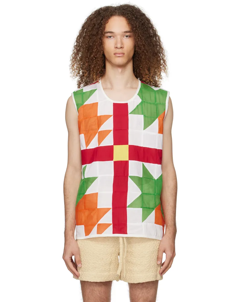 HARAGO Multicolor Pineapple Tank Top Multi