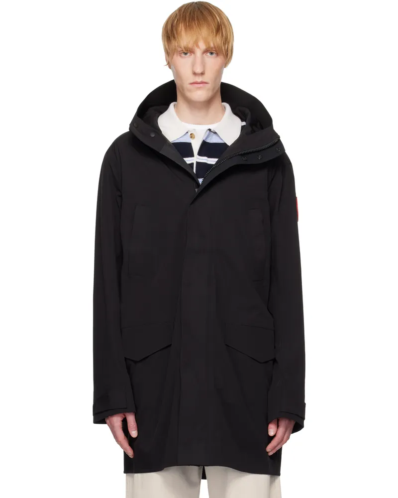 Canada Goose Black Barclay Rain Coat 61