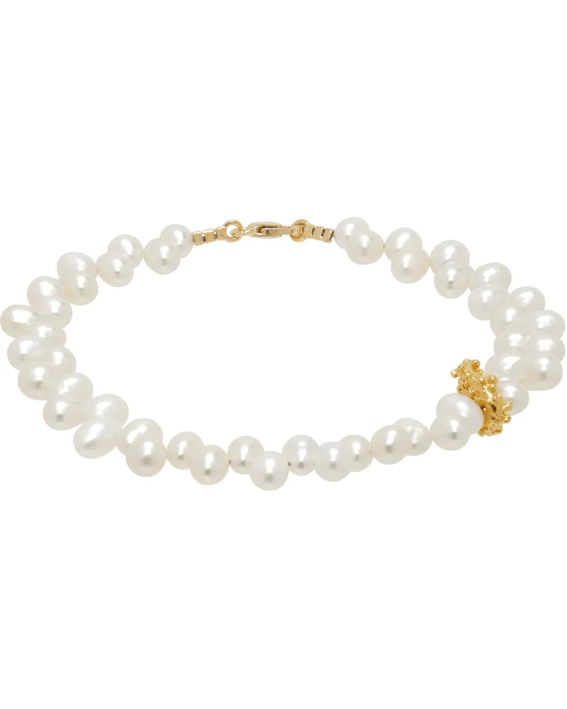 Alighieri White & Gold 'The Calliope' Bracelet 24