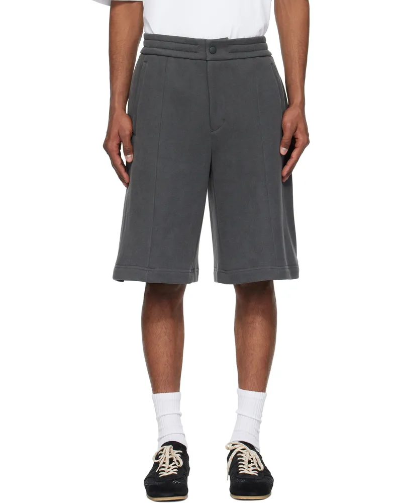 SOLID HOMME Gray Drawstring Shorts 706g
