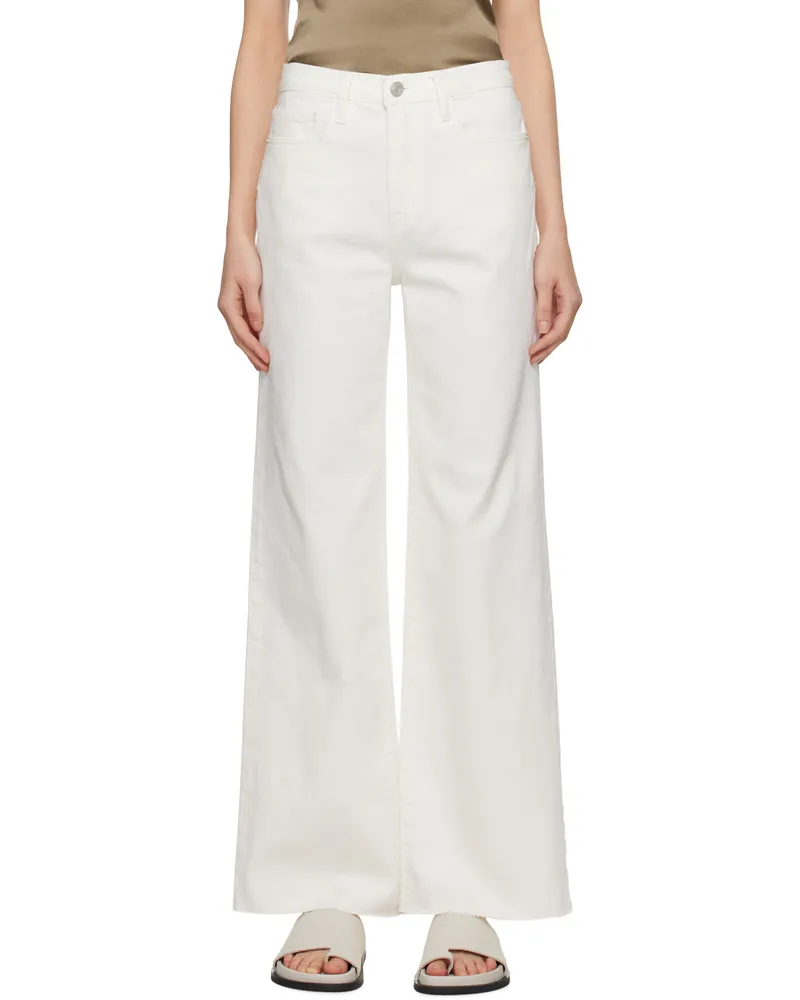 Frame Denim Off-White 'Le Jane' Jeans Au